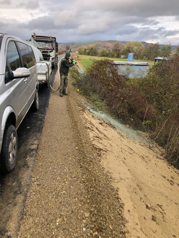Hydroosev a spevňovanie svahu